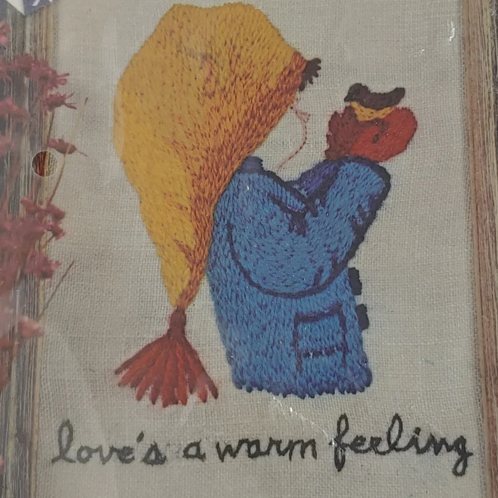 NWT Vintage 70's Embroidery‎ Kit Child Bird Moppets Needle Stitch #786C MCM